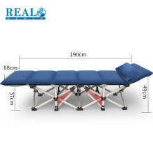 Vrais lits en gros camping lit pliable militaire taille unique lit